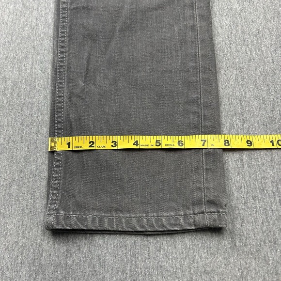 Levis 505 Gray Jeans Mens 30x30 Regular Straight Leg Pants Classic Denim - Picture 7 of 15